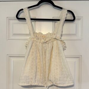 NWOT Free People Lace Tank Medium